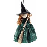 Figurina Vrajitoare Befana textil multicolor cm 11x5x20 H