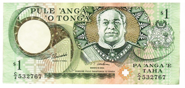 Tonga 1 Pa&#039;anga 1995 P-31d Seria 532767