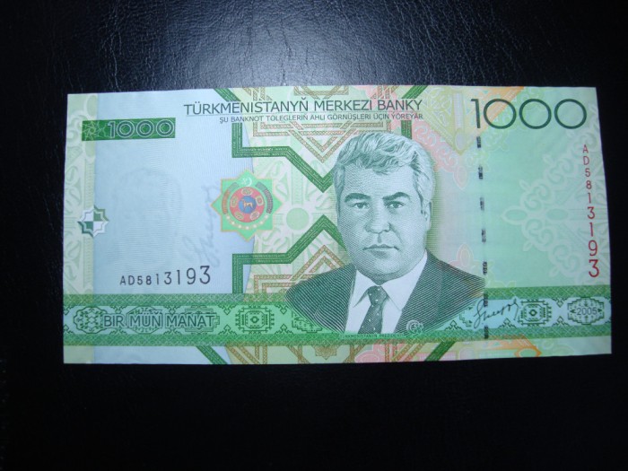 TURMANISTAN 1000 MANATUNC