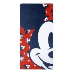 Prosop pentru plaja, Mickey Mouse Half Face, 70 x 140 cm