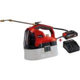 Pulverizator electric pe acumulator Einhell PXC GE-WS 18/35 Li-Solo, volum curgere 60 l/h, rezervor 3.8 L, presiune max. 3.5 bar, lungime furtun 140 c