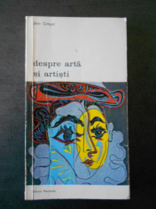 JEAN GIMPEL - DESPRE ARTA SI ARTISTI foto