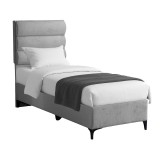 Cumpara ieftin Pat textil Limit Pako World, Gri, 90x200 cm