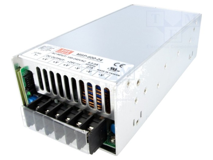 Alimentator pulsatoriu 24V 27A modular