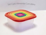 SET 8 CUTII ALIMENTE STERK CURCUBEU CU CAPAC