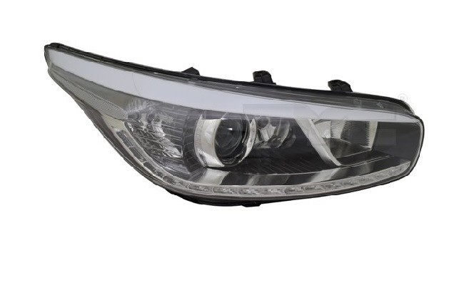 Far Kia Ceed (Eu), 10.2012-12.2018, partea Dreapta, cu lumina pentru curbe; cu lumina timp de zi tip LED; tip bec H7+H7+H7+LED+PY21W; electric; cu mo