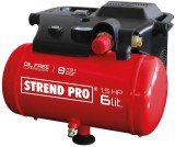 Compresor fara ulei Strend Pro BOF1506, 1,1 kW, 6 litri, 8 bar