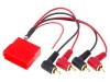 Adaptor ISO Mini Soclu RCA Mufă x4, 4Carmedia