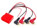 Adaptor ISO Mini Soclu RCA Mufă x4, 4Carmedia