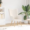 Fotoliu Relaxare Gossi Crem, Material Lana, Confortabil, Design Modern, 76x94x102 cm