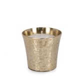 Cumpara ieftin Lumanare borcan aluminiu auriu &Oslash;11x10h