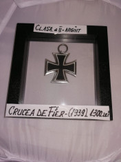 Crucea De fier 1939 Clasa 2 Argint foto