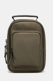 Rains rucsac Book Daypack Mini W3 culoarea verde, mic, uni, 13690.105