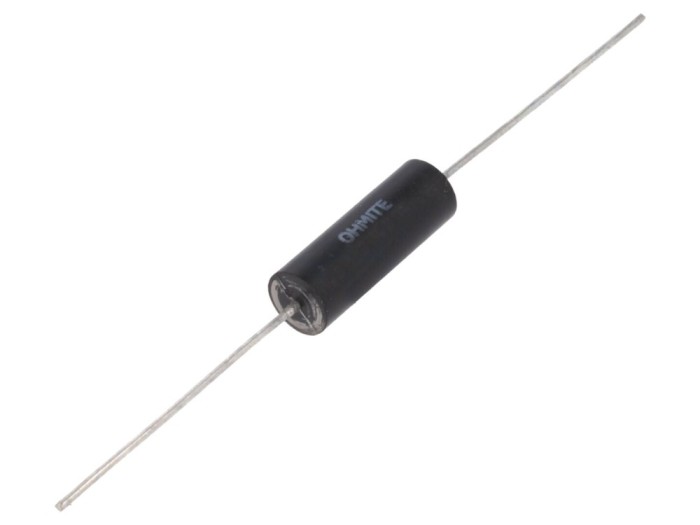 Rezistor Bobinat THT 10m&Omega; 5W 1%