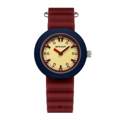 Ceas Copii Sanda 9108 Rosu &ndash; Design Fashion, Analog, Rezistent la Apă 3ATM