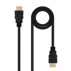 HDMI Cable NANOCABLE 10.15.3805 Black 5 m