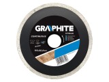 Disc diamantat GRAPHITE 115mm, orificiu 22,2mm, grosime 2,1mm - cod 57H640