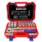 Set Tubulare cu Clichet 1/2&quot; EMTOP ESKT12211, 21 Componente, Maner Clichet 1/2&quot;, 13 Prize 8-24mm, Bujie, Articulatie Universala, Bara Extensie 10&quot;, Ot