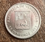 C50 - Moneda foarte veche - Venezuela - 25 centimos - 1965