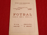 Program meci fotbal FCM GALATI - CEAHLAUL PIATRA-NEAMT (02.11.1975)