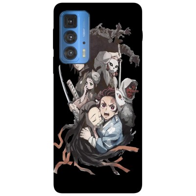 Husa compatibila cu Motorola G20 model Demon Slayer Kimetsu no Yaiba, Silicon, TPU, Viceversa foto