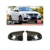 Capace Oglinzi Batman Negru Lucios BMW X6 F16 (2015-2020) - Set 2 Buc ALM