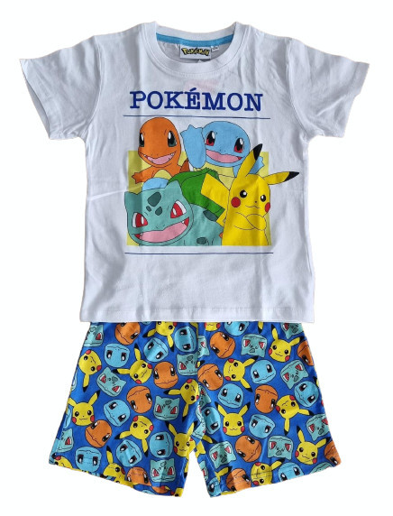 Pijama ORIGINAL Pokemon, Pikachu with Friends, 5-12 ani !!