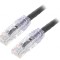 Patch cord TX6 PLUS U/UTP 6 LSZH Negru 3m