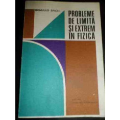 Probleme De Limita Si Extrem In Fizica - Romulus Sfichi ,540431