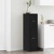 vidaXL Cabinet de Apotecă Stejar negru 30 x 41 x 118 cm Lemn compozit