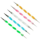 Set de stilouri nail art - 5 buc, amestec de culori, INGINAILS