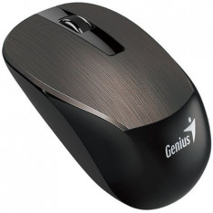 Mouse wireless Genius NX-7015, Optic, USB, Maro, si lampa USB pentru laptop