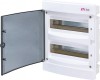 Tablou Electric Incastrat 24 Module ETI ECM24PT, 2 Randuri, Usa Transparenta, IP40