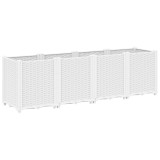 Cumpara ieftin Jardiniera de gradina, alb, 160x40x53 cm, PP