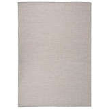Cumpara ieftin Covor de exterior, gri deschis, 140x200 cm, tesatura plata