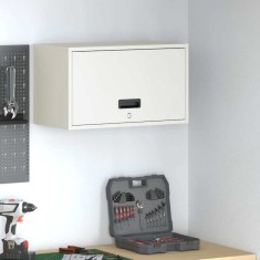 vidaXL Dulap de perete pentru garaj Alb 60 x 33 x 35 cm 883281