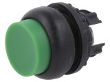 Comutator apăsare 22mm verde stabilizat