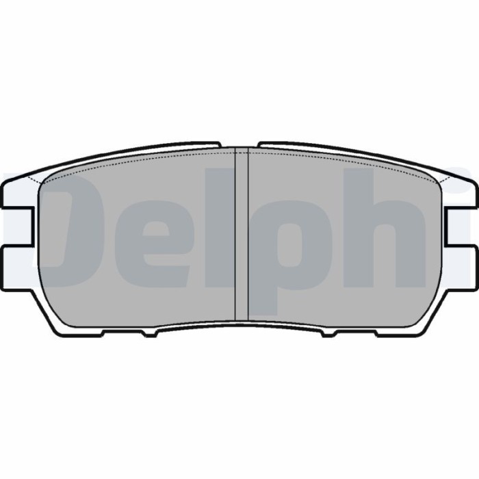 DELPHI LP954 set placute frana,frana disc