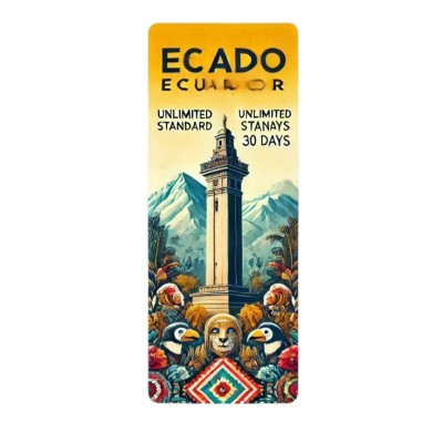 eSIM Ecuador, Unlimited Standard, 30 Days foto
