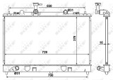 NRF 53383 Radiator, racire motor