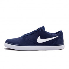 Incaltaminte Nike SB Check Solarsoft Midnight Navy/White foto