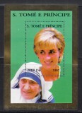 A10 S1 10 - Colita foarte veche - Sao Tome e Principe - Ladi Diana si Maica Tereza - 1997