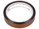 Bandă termorezistentă 0,07mm 50% ambră max. 230&deg;C