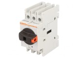Separator-&icirc;ntrerupător 40A, Poli 3, pentru șină DIN, cu șurub