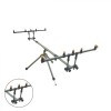 Rod Pod Pescuit East Shark 4 Lansete, Aluminiu, Ajustabil 46-77cm + Geanta Transport Impermeabila