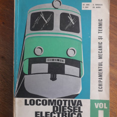 Locomotiva Diesel Electrica 060 - DA - G. Popoviciu, autograf , CFR / R4P3S