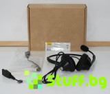 Casti Jabra Biz 1900 Duo QD, Microfon Noise Cancelling, Peak-Stop, Confortabile, Banda Ajustabila, Garantie 12 Luni