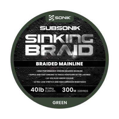 Sonik Braided Shock Leader 50lb/50m foto