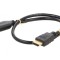 Cablu HDMI 2.0 HDCP 2.2 0.5m Negru
