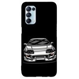 Husa compatibila cu Oppo A16 4G model Toyota Supra Mk4, Silicon, TPU, Viceversa, Transparent, Carcasa